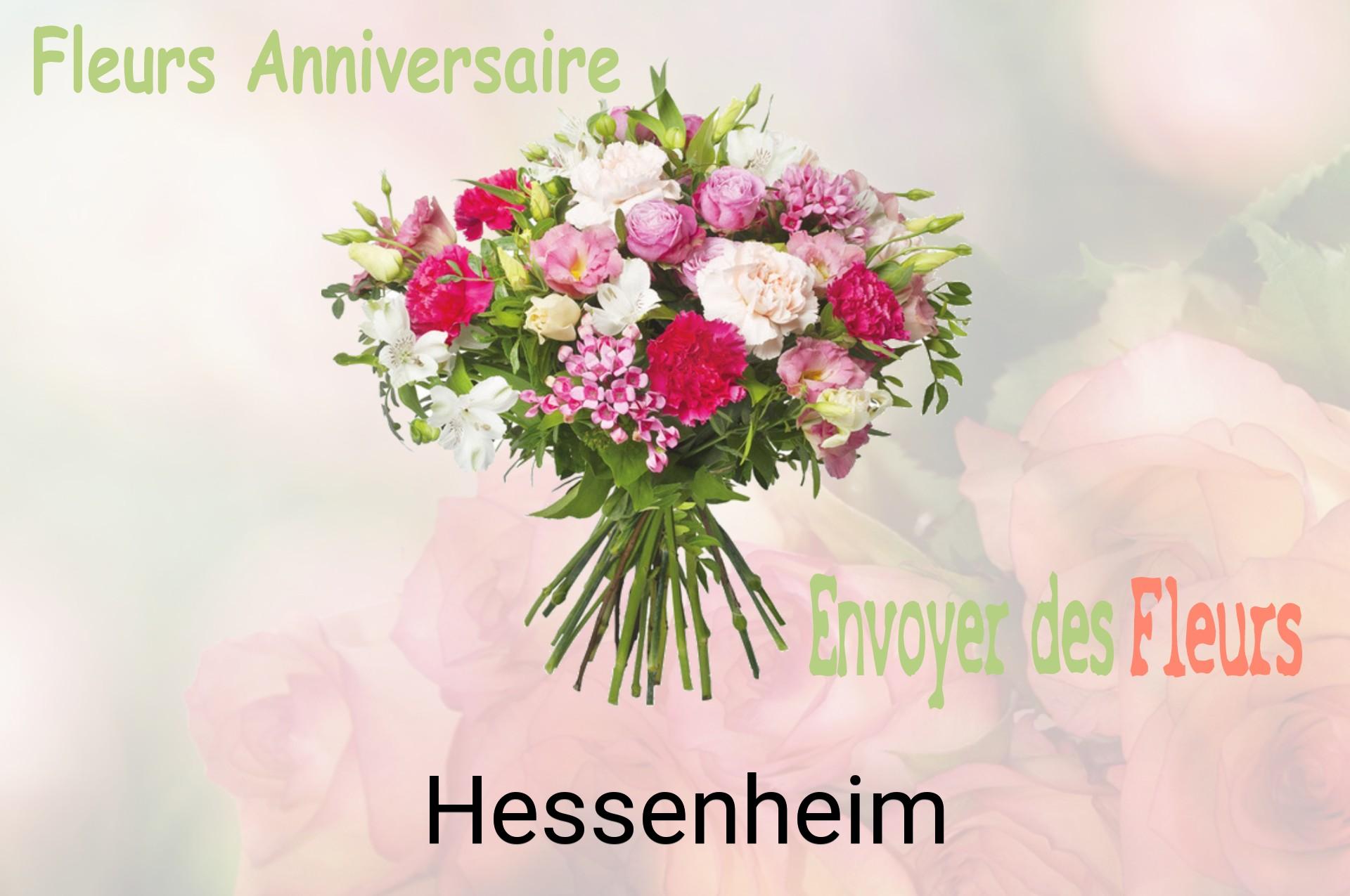 Bouquet de fleurs d’anniversaire livré à Hessenheim